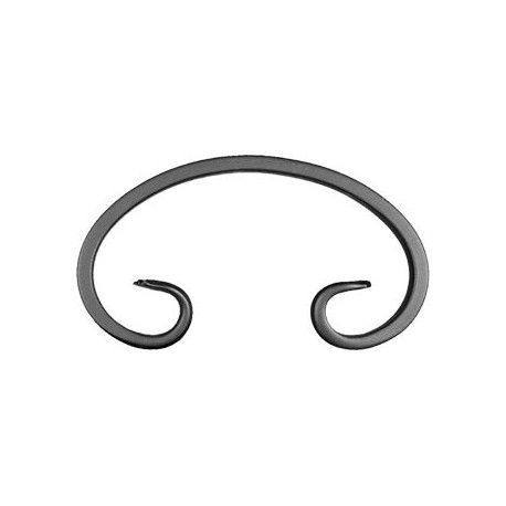 Element skrętny z płask. 12x6mm 130x72mm ART10045