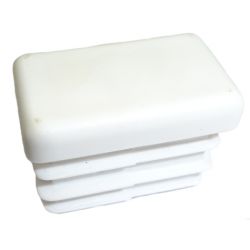 Zaślepka prostokątna 15x25mm biała TULZAS15X25B