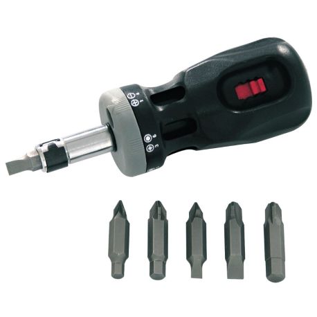 Wkrętak z grzechotką i końcówkami 12 szt. PROLINE X10028