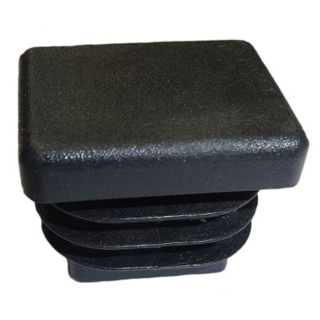 Zaślepka prostokątna 25x45mm czarna TULZAS25X45CZ