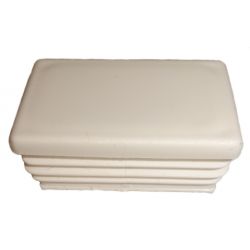 Zaślepka prostokątna 30x50mm biała TULZAS30X50BI