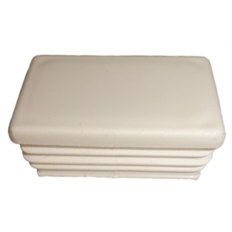 Zaślepka prostokątna 30x50mm biała TULZAS30X50BI