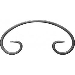 Element skrętny z płask. 12x6mm 180x85mm ART10047