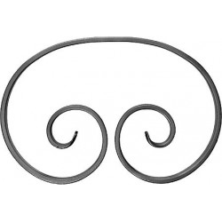 Element skrętny z płask. 12x6mm 250x167mm ART10048