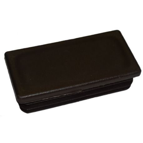 Zaślepka prostokątna 40x80mm brązowa TULZAS40X80BR