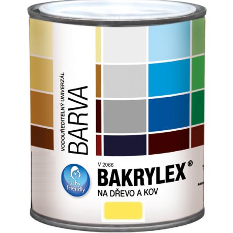 Emalia uniwersalna BAKRYLEX 0,7kg żółty mat BAK01.07