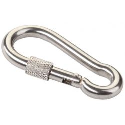 Karabińczyk z zabezpieczeniem 4x40mm BASKAR74.4Z