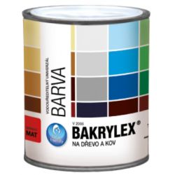 Emalia uniwersalna BAKRYLEX 0,7kg brąz średni mat BAK01.08