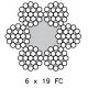 Lina stalowa 10,0mm splot 6x19 FC LINSTAL106x19