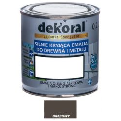 Farba olejna EMAKOL STRONG 0,2L brązowa BAWEMA10.12