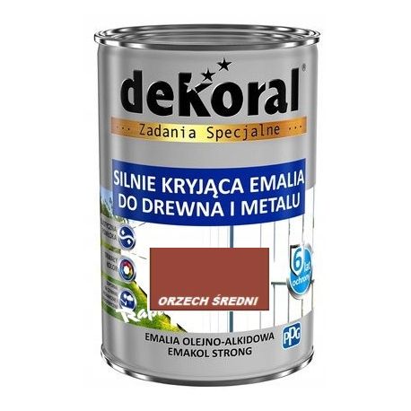 Farba olejna EMAKOL STRONG 0,9L orzech średni BAWEMA10.13