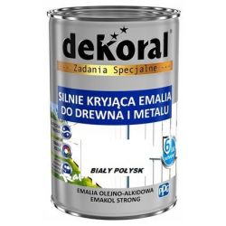 Farba olejna EMAKOL STRONG 0,9L biała BAWEMA10.14