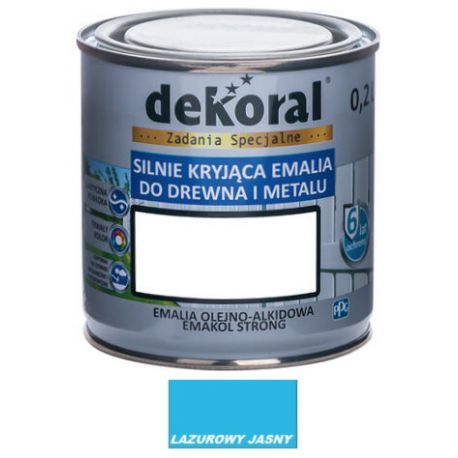 Farba olejna EMAKOL STRONG 0,2L lazurowa BAWEMA10.15