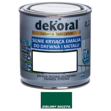 Farba olejna EMAKOL STRONG 0,2L zielona soczysta BAWEMA10.16