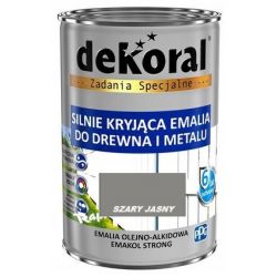 Farba olejna EMAKOL STRONG 0,9L szara jasna BAWEMA10.17