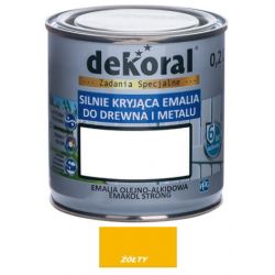 Farba olejna EMAKOL STRONG 0,2L żółta BAWEMA10.20