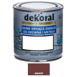 Farba olejna EMAKOL STRONG 0,2L mahoń BAWEMA10.25