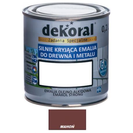 Farba olejna EMAKOL STRONG 0,2L mahoń BAWEMA10.25