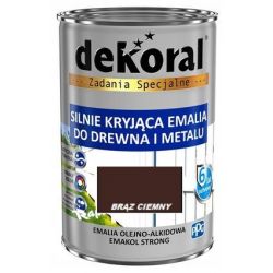 Farba olejna EMAKOL STRONG 0,9L ciemny brąz BAWEMA10.29