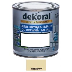 Farba olejna EMAKOL STRONG 0,2L kremowy BAWEMA10.36