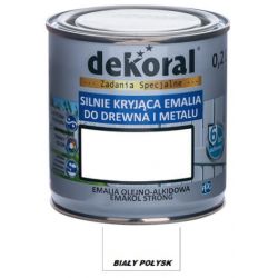 Farba olejna EMAKOL STRONG 0,2L biała BAWEMA10.4