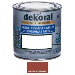 Farba olejna EMAKOL STRONG 0,2L orzech średni BAWEMA10.40