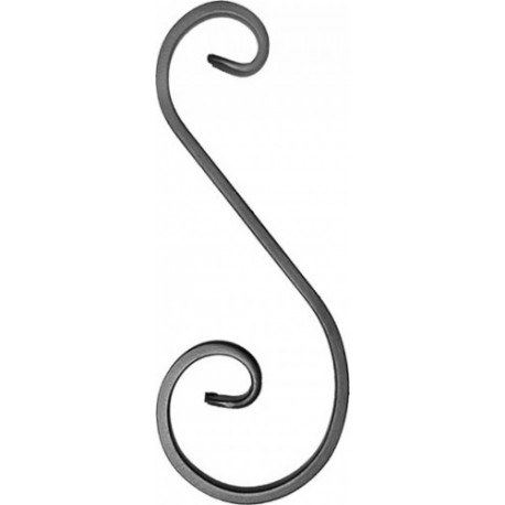 Element skrętny S z płask. 12x6mm 83x215mm ART10069