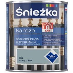 Śnieżka na rdzę 0,65L szara połysk BAWPOL10.10