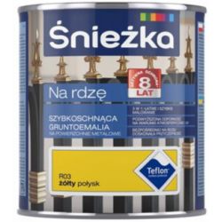 Śnieżka na rdzę 0,65L żółta połyskBAWPOL10.11