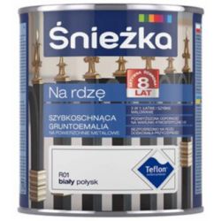 Śnieżka na rdzę 0,65L biała połysk BAWPOL10.5