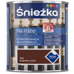 Śnieżka na rdzę 0,65L brązowa połysk BAWPOL10.6