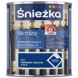 Śnieżka na rdzę 0,65L niebieska połysk BAWPOL10.9