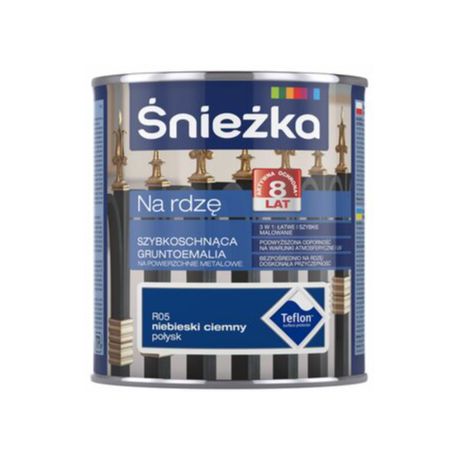 Śnieżka na rdzę 0,65L niebieska połysk BAWPOL10.9