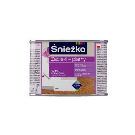 Śnieżka na zacieki i plamy biała 0,4L BAWSNI10.1