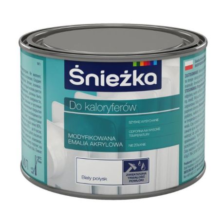 Śnieżka do kaloryferów biała 0,4L BAWSNI10.6