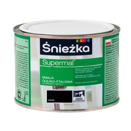Emalia SUPREMAL czarny połysk 0,2L BAWSUP10.12
