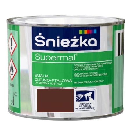 Emalia SUPREMAL brązowy połysk 0,2L BAWSUP10.14