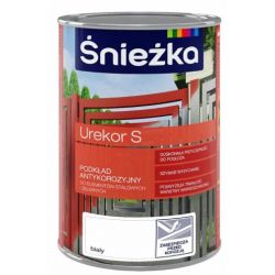 Podkład antykorozyjny UREKOR S ŚNIEŻKA biały 1L BAWURE10.7