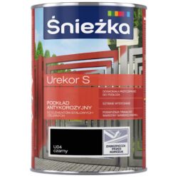 Podkład antykorozyjny UREKOR S ŚNIEŻKA czarny 1L BAWURE10.8