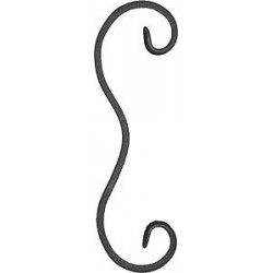 Element skrętny z płask. 12x6mm 67x220mm ART10081