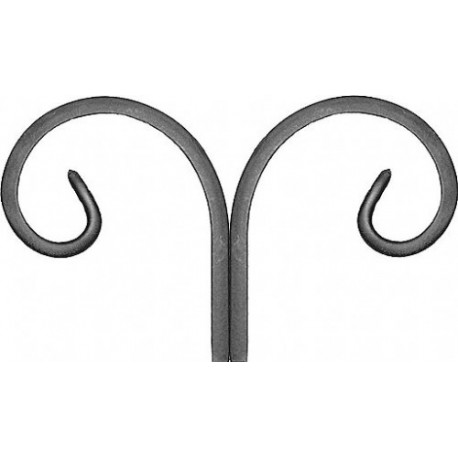 Element skrętny z płask. 12x6mm 145x85mm ART10092