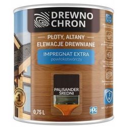 Impregnat extra powłokotwórczy DREWNO CHRON palisander średni 0,75L. BAWDRE10.10