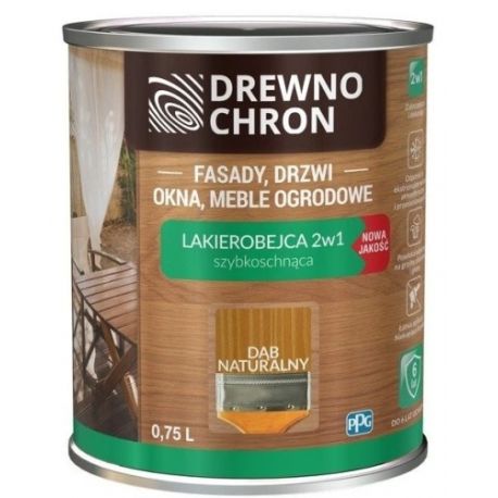 Lakierobejca DREWNO CHRON dąb 0,8l BAWLAK10.11