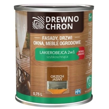 Lakierobejca DREWNO CHRON orzech ciemny 0,8l BAWLAK10.21