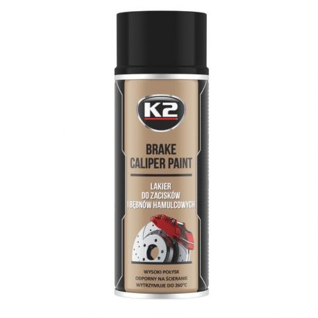 K2 BRAKE CALIPER PAINT 400ML CZARNY – Lakier do zacisków hamulcowych K-2L346CA