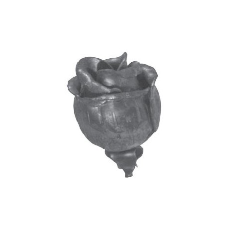 Kwiat róży kuty 60x45mm POS50.103