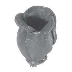 Kwiat róży 40x30mm POL14.301.28