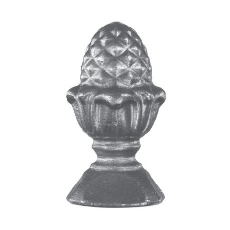 Zapfenförmiger Zieraufsatz 40x40mm H-85mm POL13.235.02