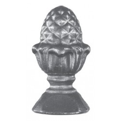 Zapfenförmiger Zieraufsatz 60x60mm H-125mm POL13.235.03