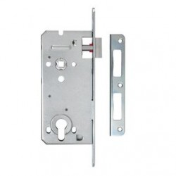 Zamek ZW100S 72/60 WB stolarka ocynk srebrny ZP-WA-203